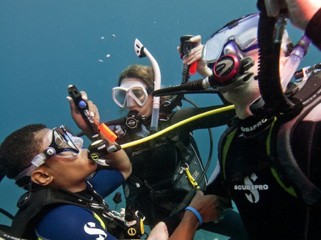 The PADI Enriched Air Diver course is PADI’s most popular specialty scuba course. Why? Because scuba diving with enriched air nitrox gives you more no decompression time, especially on repetitive scuba dives.